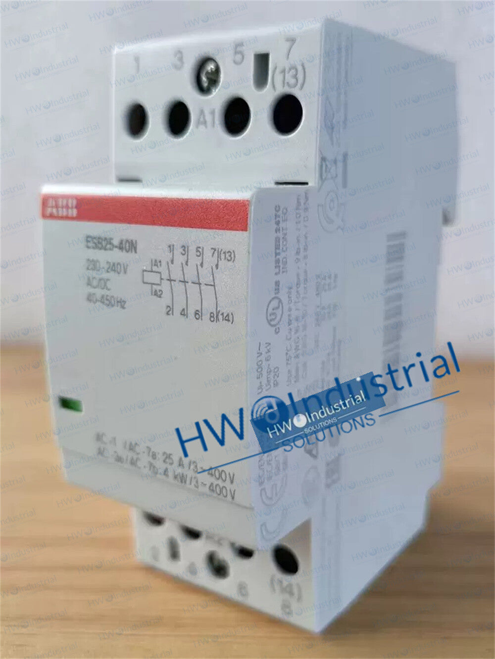 1/Piece ESB25-40N 25A 4NO ABB Building Specific Contactor Coil Voltage 230-240V
