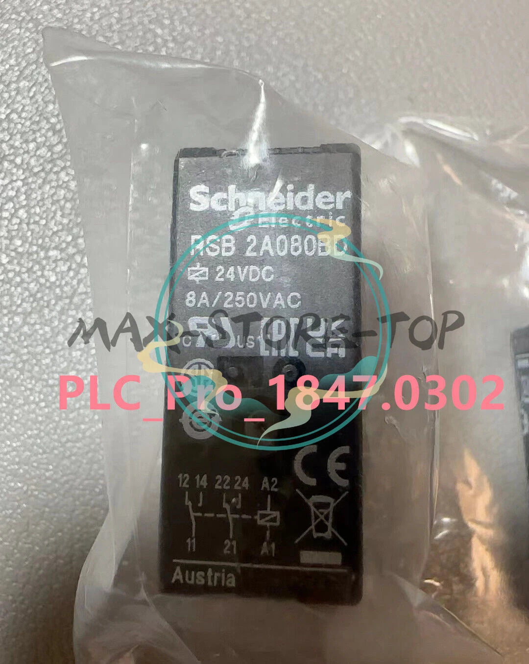 RSB2A080BD 1PCS   Schneider RSB2A080BD Intermediate relay Fast delivery