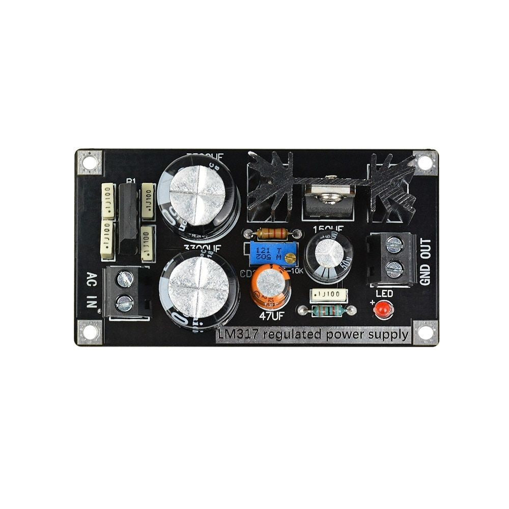 Adjustable Regulated Power Supply Board LM317 AC-DC with Rectifier Filter Boards