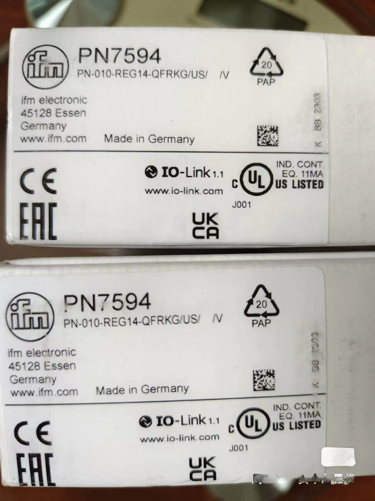 1pcs  IFM PN7594 Pressure Sensors