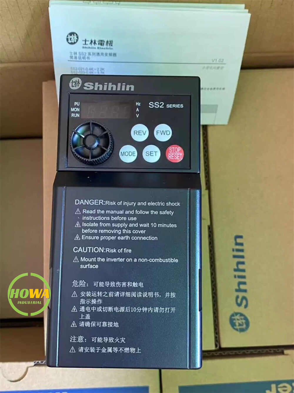 1/piece  Shihlin Frequency Converter SS2-021-0.75K 220V 0.75KW Inverter