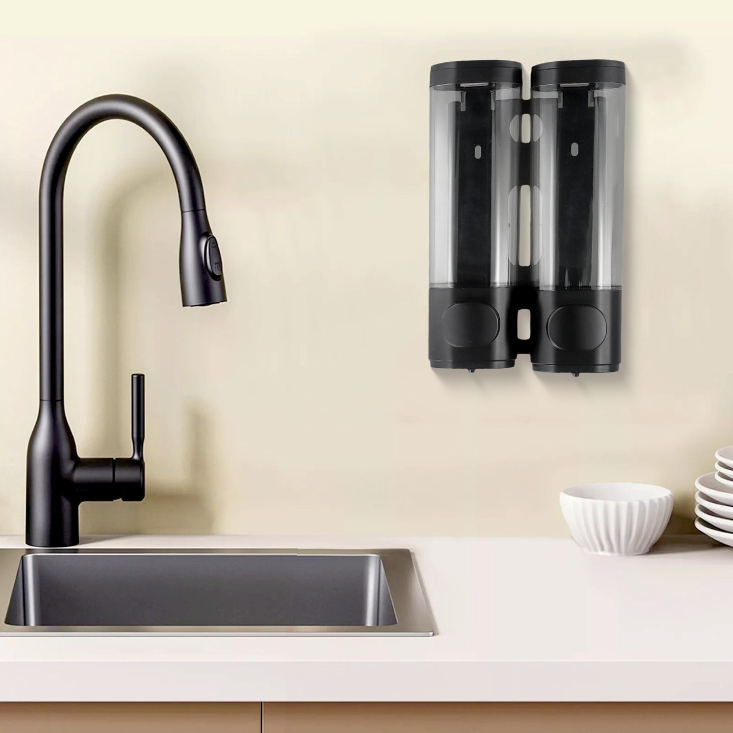 Convenient Wall Mounted Soap Dispenser for Homes Schools and Hospitals