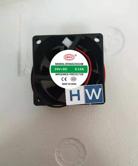 1PC XFD6025H24B 24V 0.15A 2-wire Inverter Cooling Fan