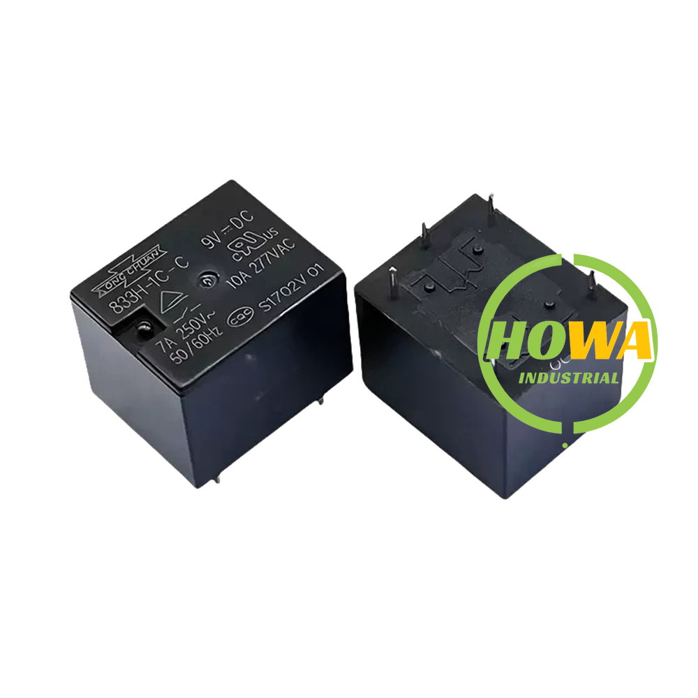 10/pieces  SONG CHUAN Power Relay 5-pin 833H-1C-C 5V 9V 12V 24VDC
