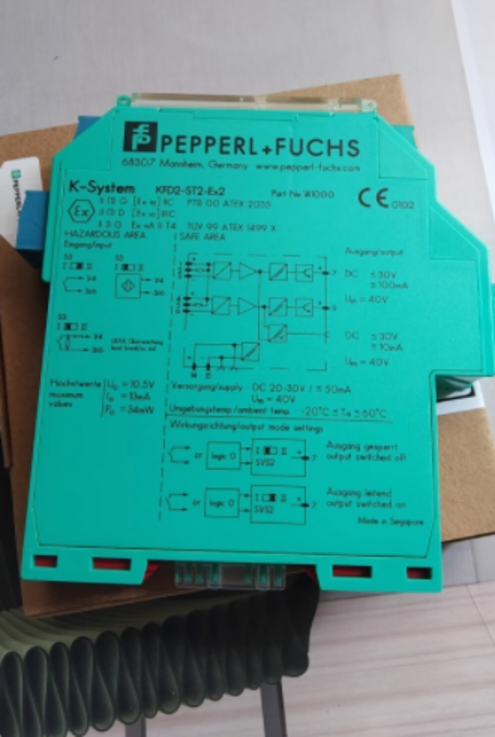Pepperl+Fuchs P+F KFD2-ST2-EX2 Safety Barrier