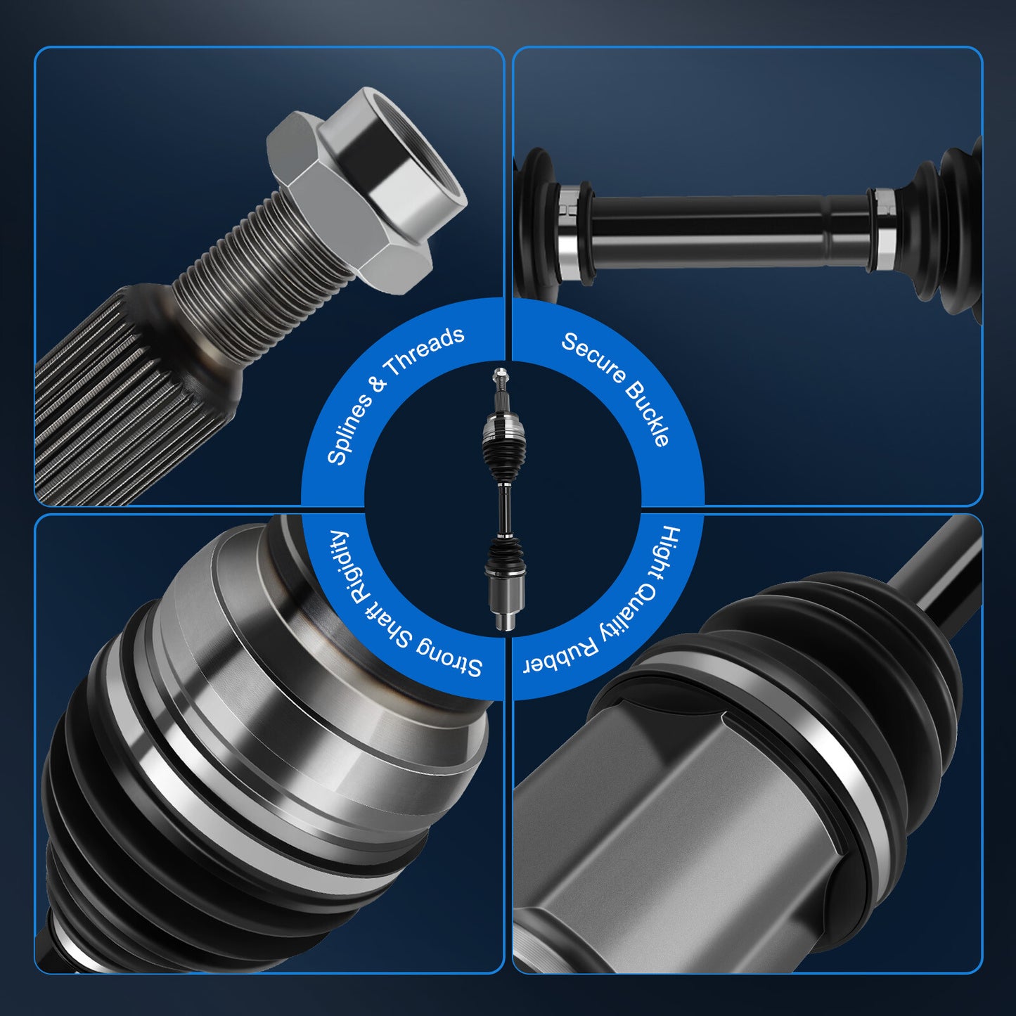 For Dodge Ram 1500 2003-2010 V8 5.7L Front Left or Right 4WD CV Axle Shaft