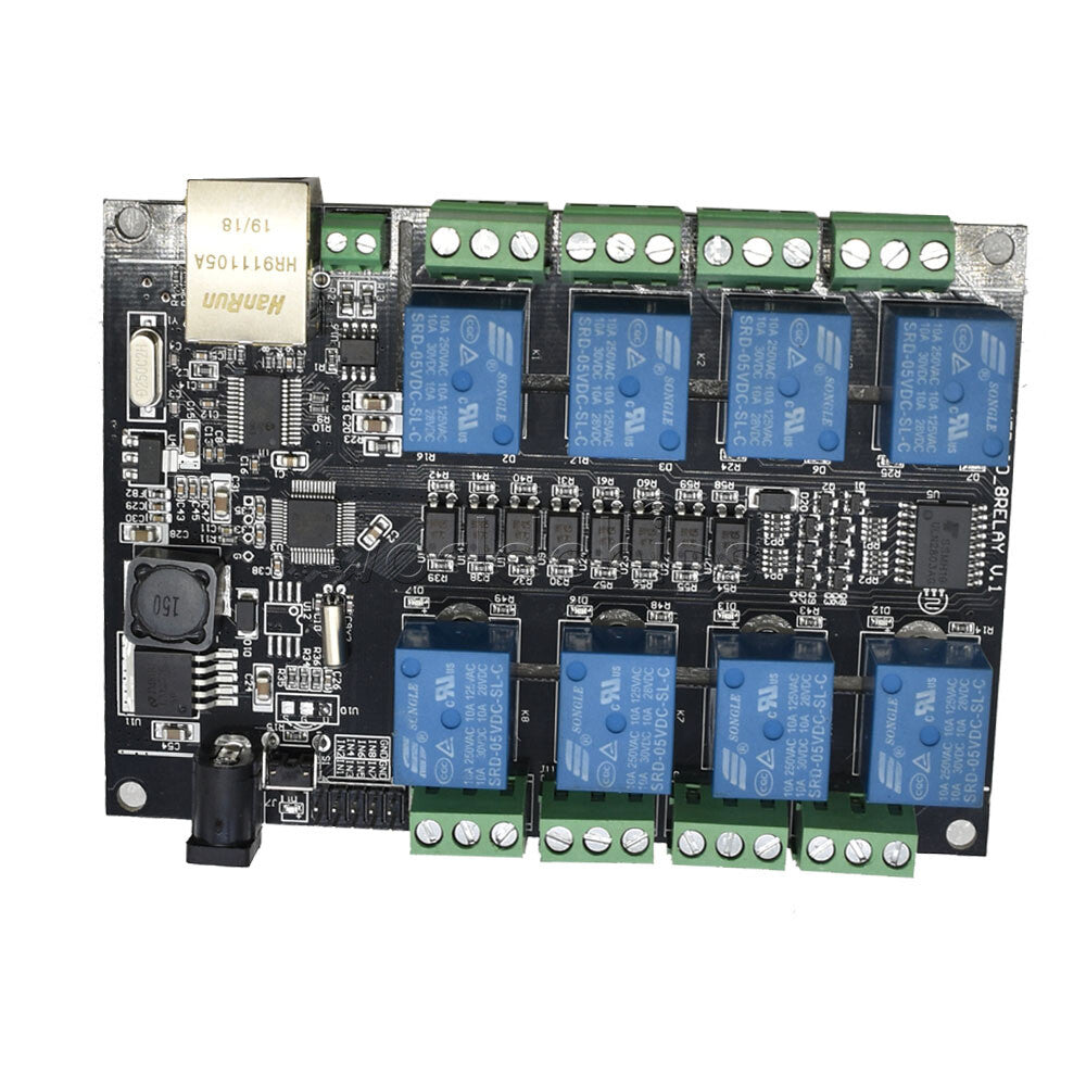 NC-1000 RJ45 TCP/IP Remote Control 8ch Relay 250V AC Network Controller Module