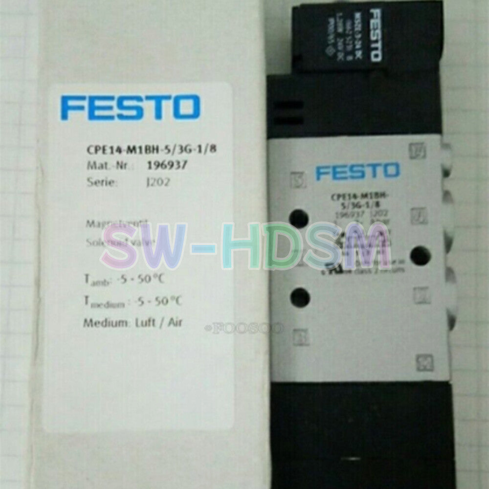 1PCS  For CPE14-M1BH-5/3G-1/8 196937 Solenoid Valve freight free