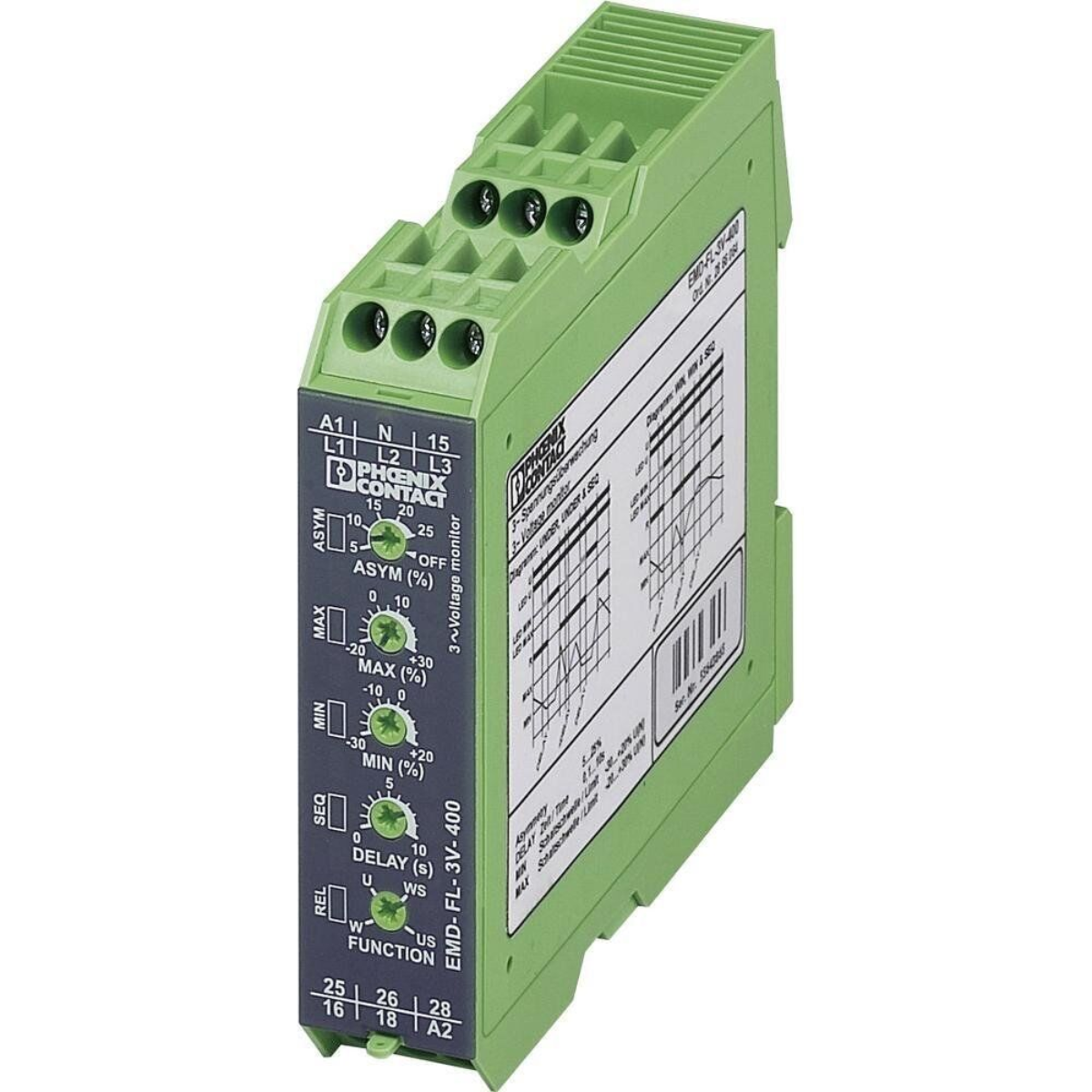 1pcs PHOENIX CONTACT EMD Relay 2866064 EMD-FL-3V-400