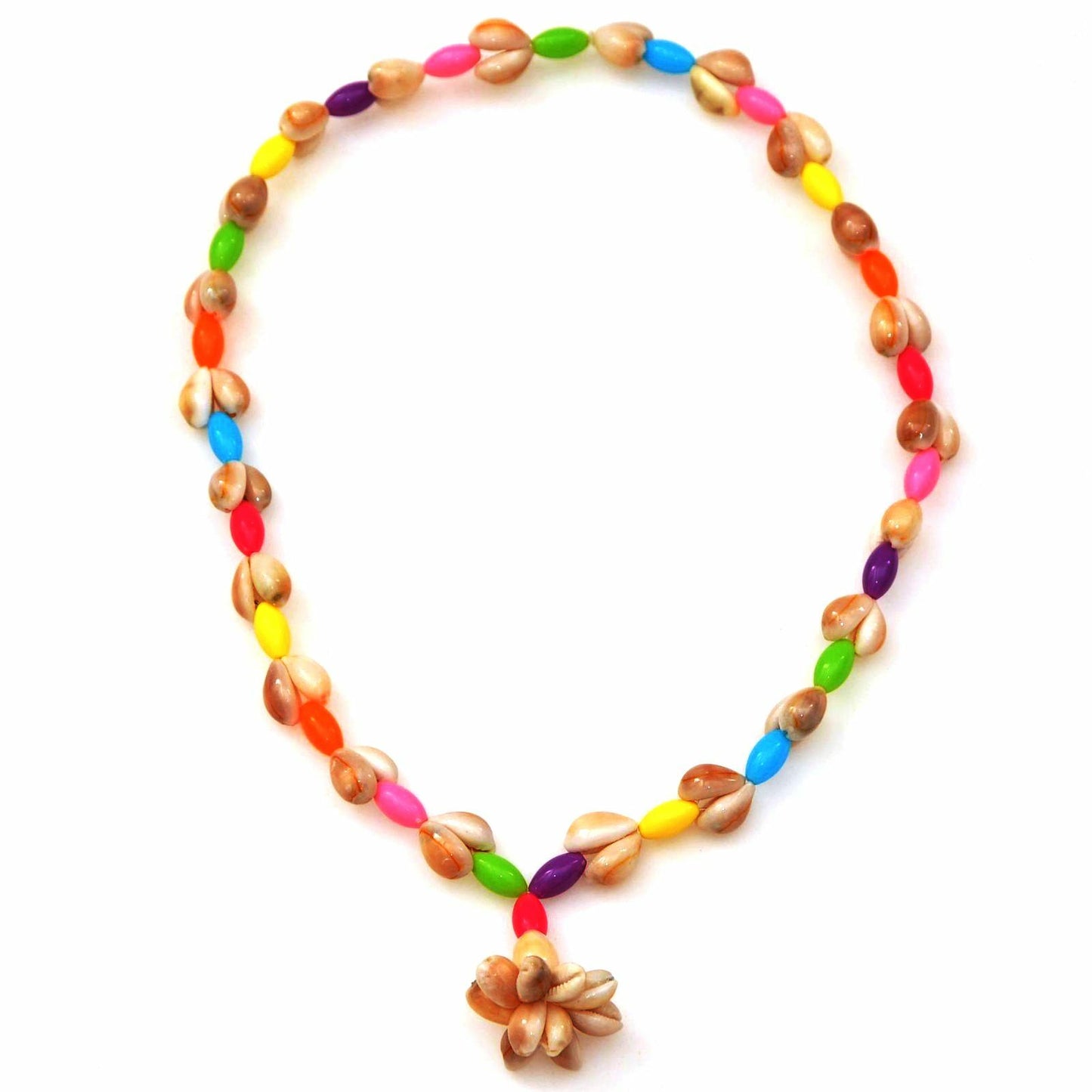 Beautiful Natural Conch Good Luck Shell Craft Hand Made Unique Jewelry Necklace