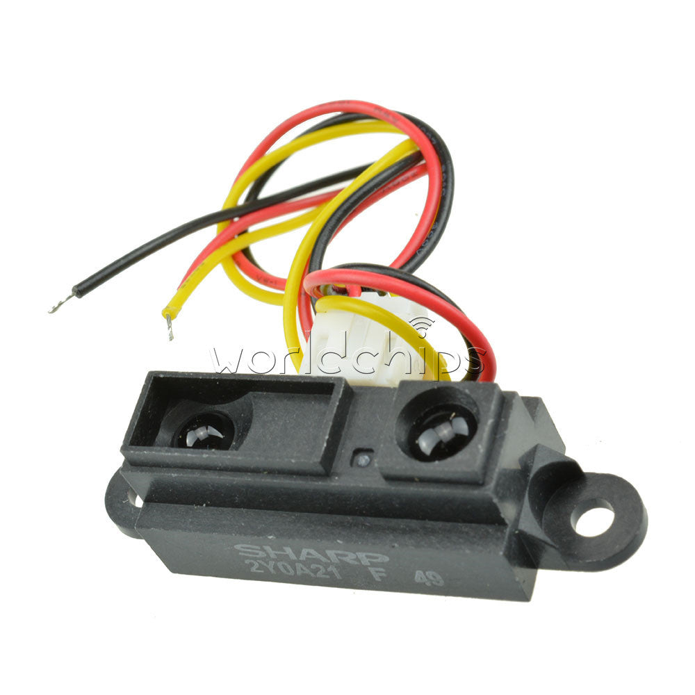 5PCS GP2Y0A21YK0F Sharp IR Analog Distance Sensor Distance 10-80CM Cable Arduino