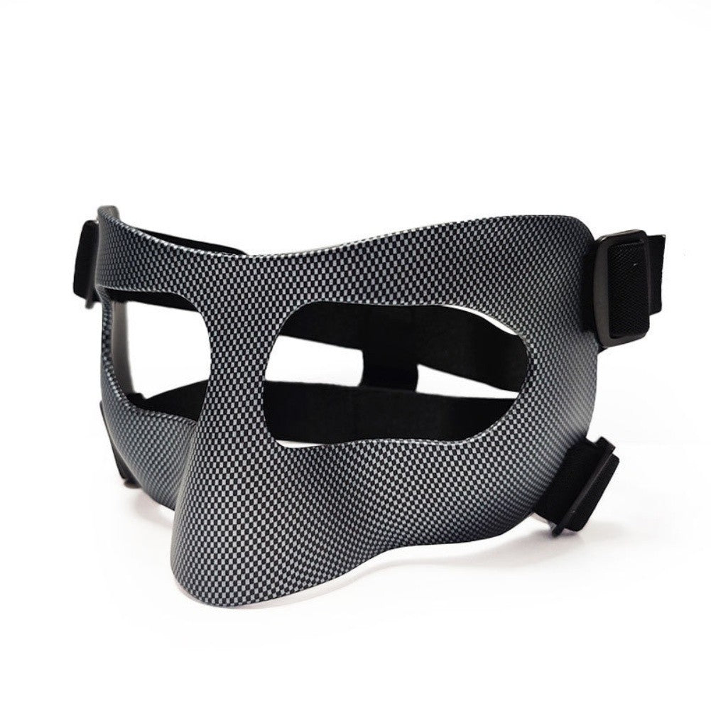 Intense Sports Activities Carbon Fiber Face Mask Adjustable Nose Protector
