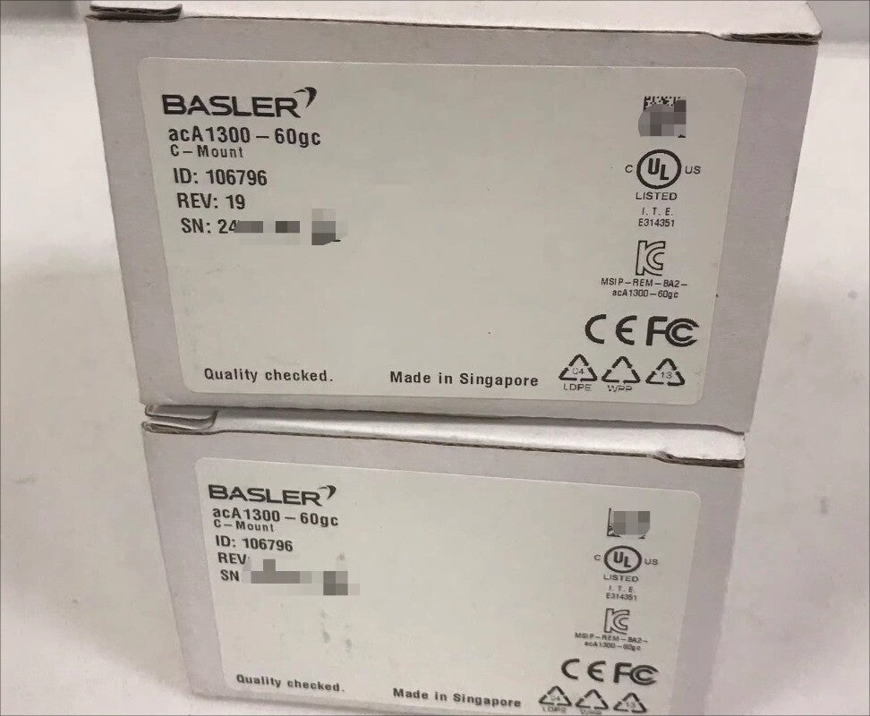 1pcs BASLER acA1300-60gc Industrial Camera