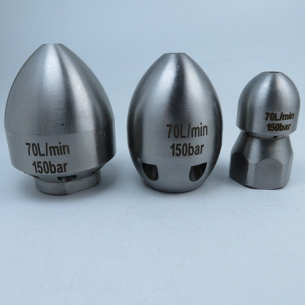 G1/2inch Pressure-Drain Jetter Hose Nozzle Flusher Pipe Nozzles For Heavy Dirty