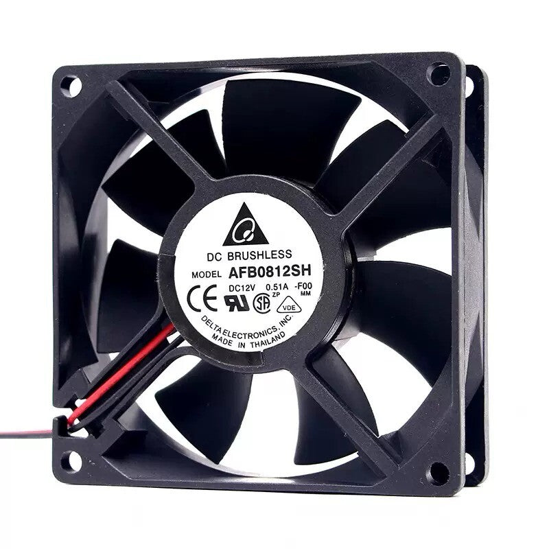 1PC AFB0812SH 12V 0.51A 8CM Delta Inverter Airflow Cooling Fan Size 80*80*25 mm