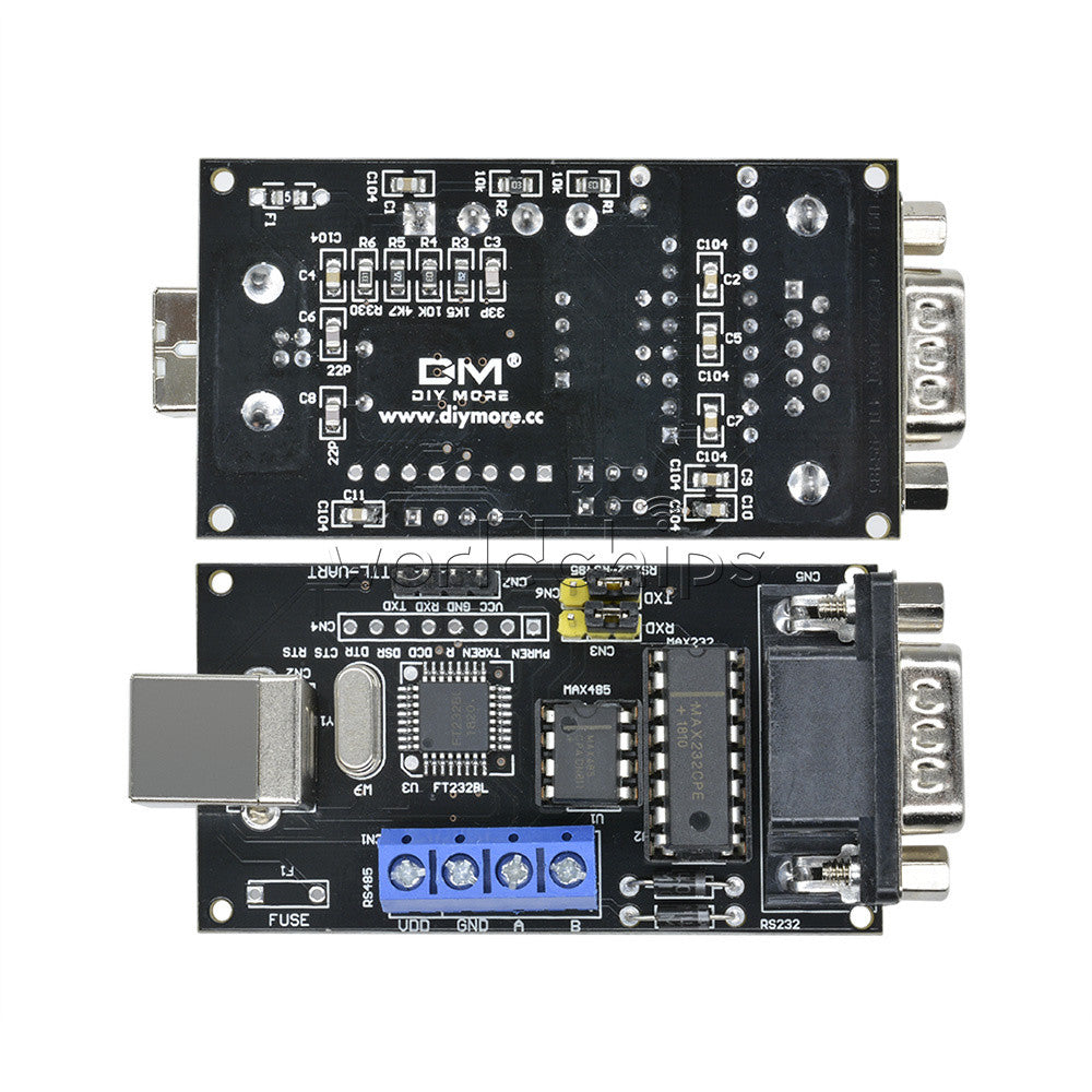 USB to Serial RS232/UART RS485/TTL DB9 Converter Adapter Module  FT232BM/BL