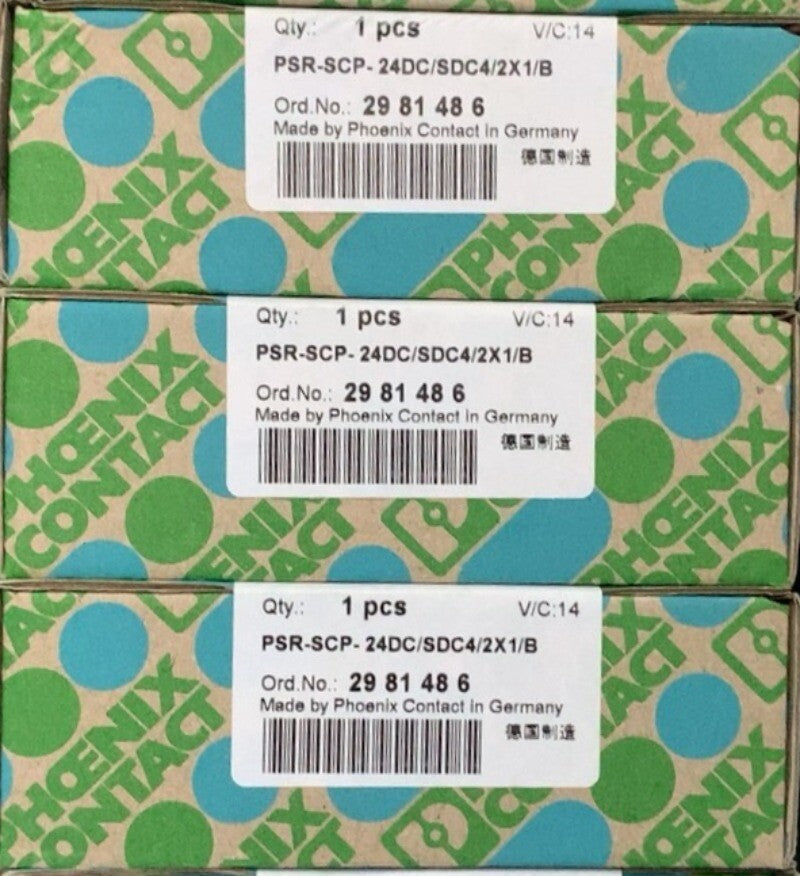 1pcs PHOENIX CONTACT 2981486 Module PSR-SCP -24DC/SDC4/2X1/B