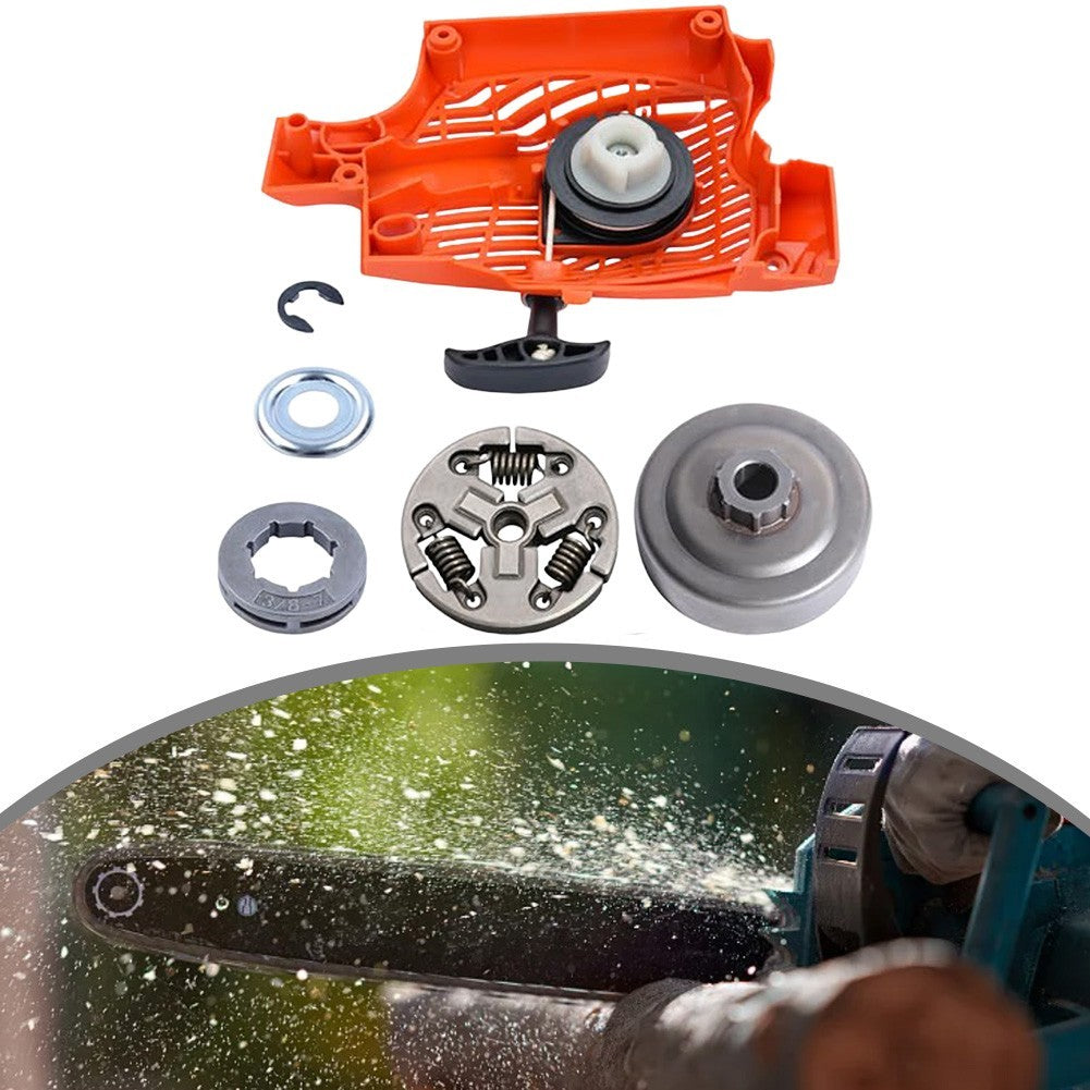 For Echo CS310 CS352 Recoil Starter and Clutch Drum Kit with Rim Sprocket
