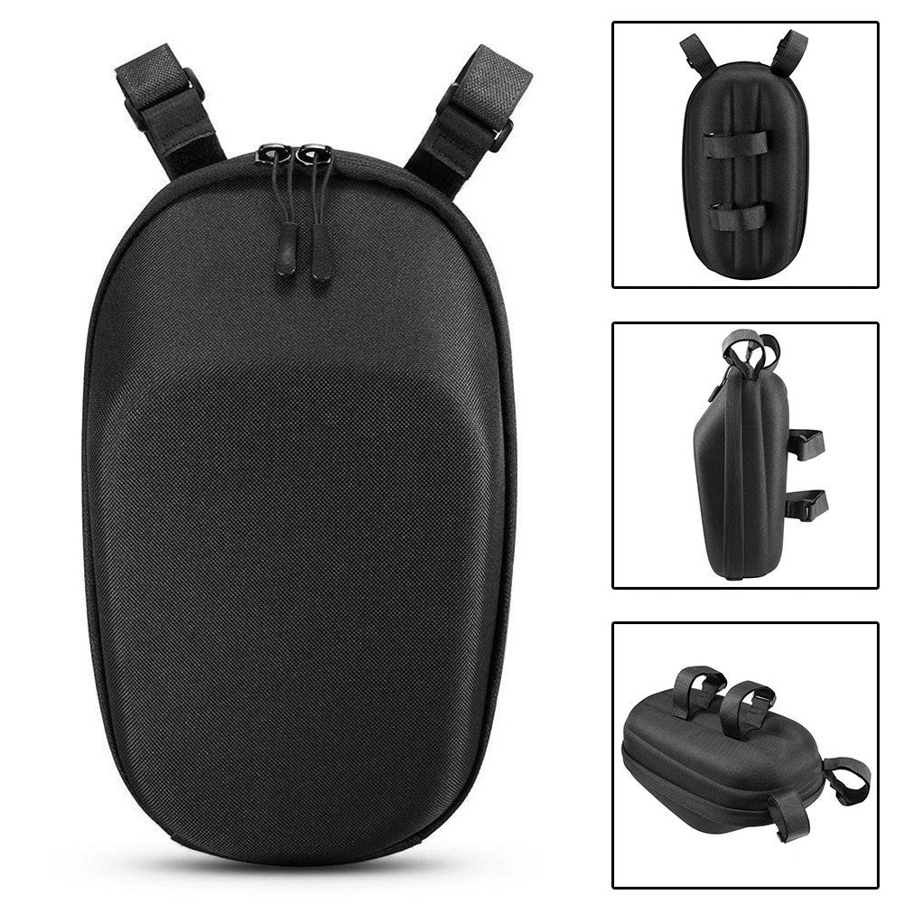 Reliable and Waterproof Front Hanging Bag for E Scooters Black Edition