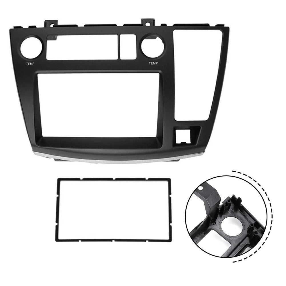 Dashboard Upgrade Car Stereo Panel ABS Material Black Finish Durability