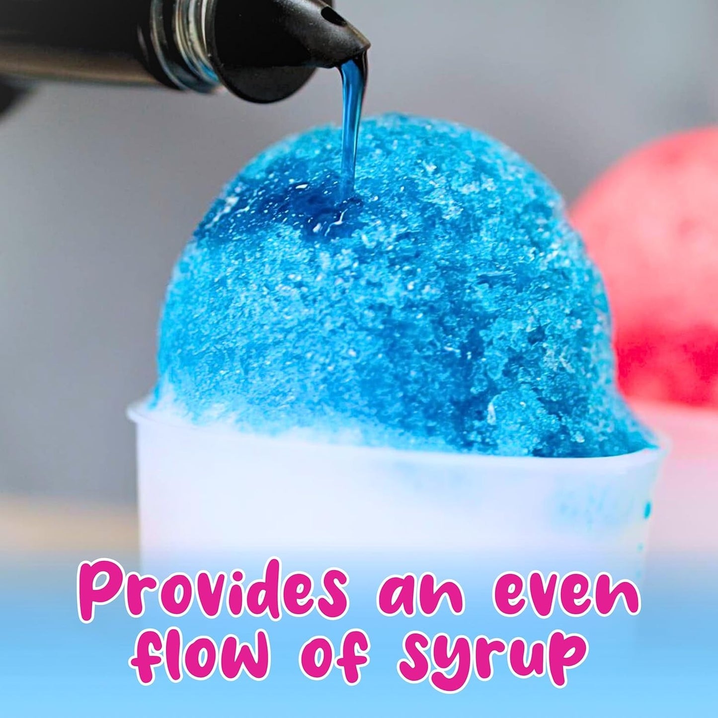 3-Pack Syrup Pour Spouts, Precise Control for Snow Cone, Drink Flavor Bottles
