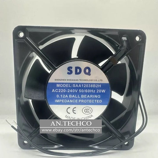 1 pcs SAA12038B2H 220V 20W 0.12A 12CM cabinet fan