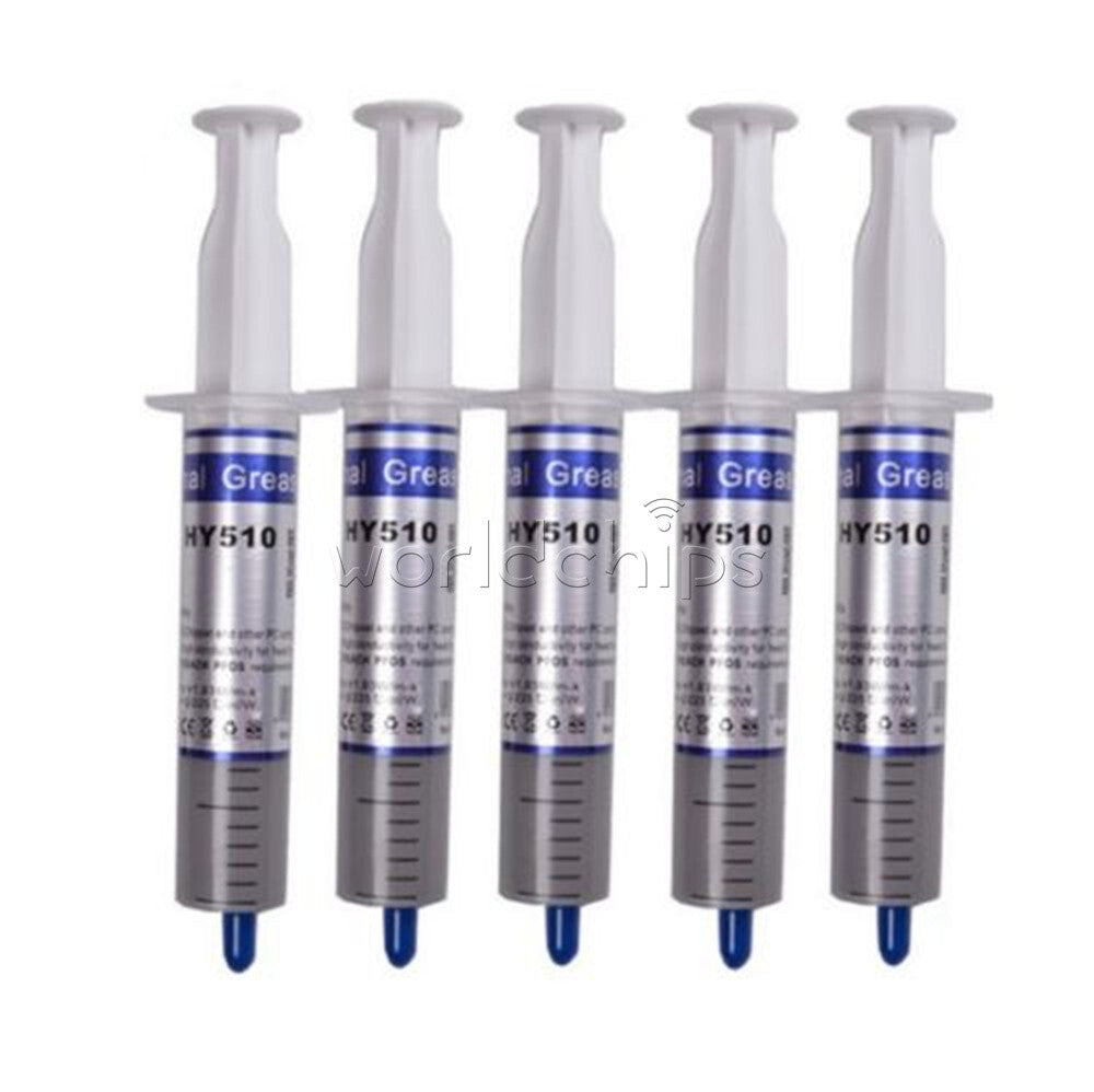 10PCS HY510 30g Grey Thermal Conductive Grease Paste For GPU CPU Chipset Cooling