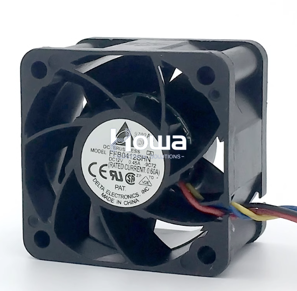 Delta FFB0412SHN DC 12V 0.60A 40x28mm PWM Server Inverter Case Axial Cooling Fan