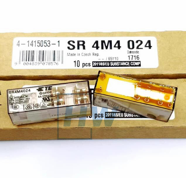 1PC  TE SR4M4024 24VDC Elevator Special Safety Relay 4-1415053-1