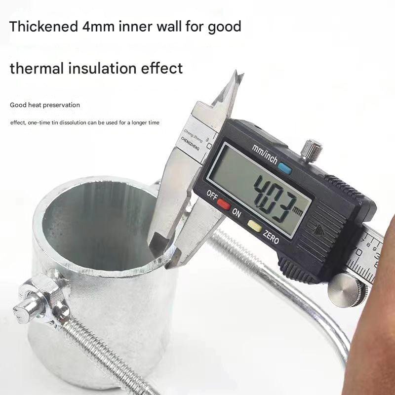 Gas Fire Heated Soldering Tin Pot for No Power Outdoor Electrician Wire Tinning