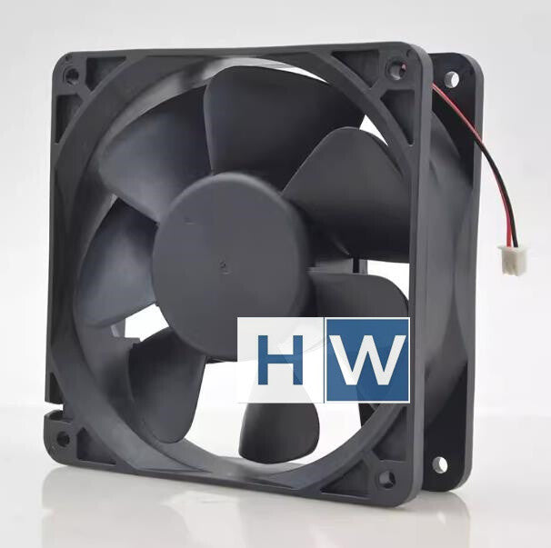 1PC G12038HD2SL DC24V 0.6A 2-wire Inverter Cabinet Cooling Fan