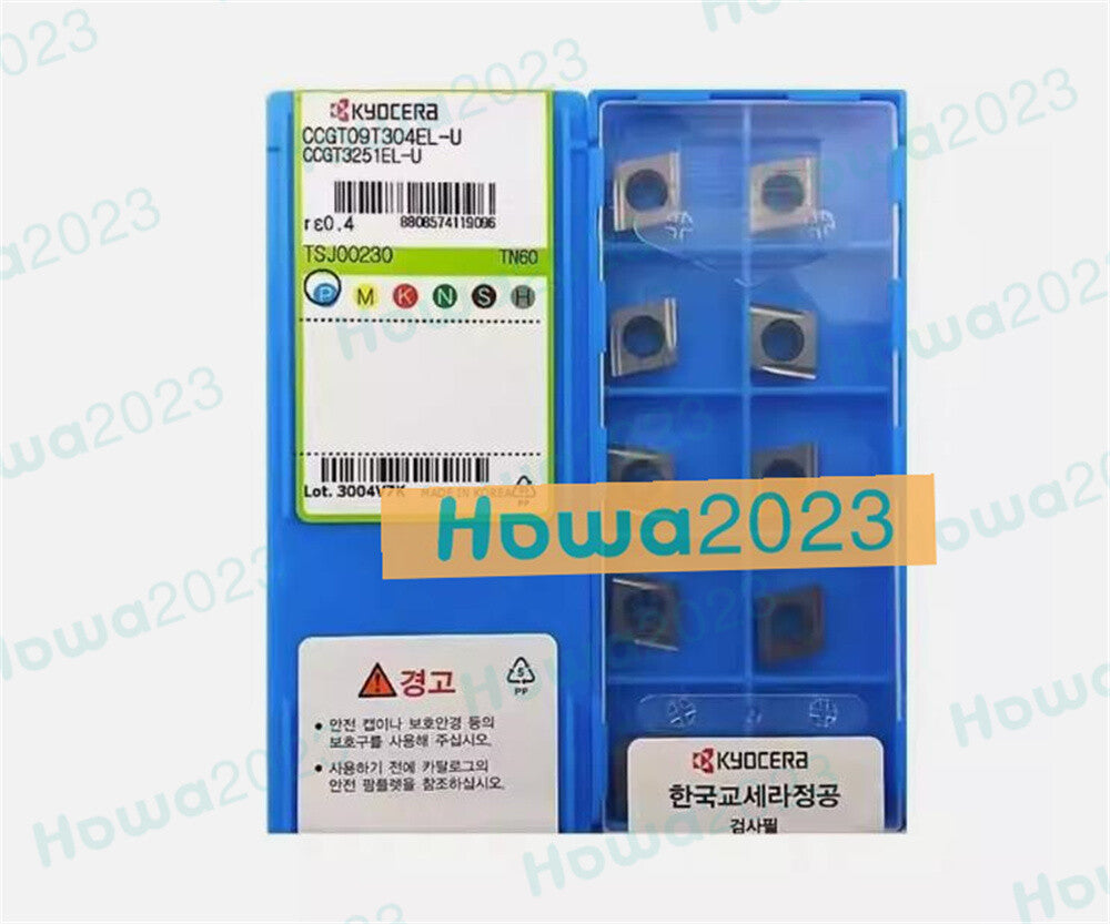 10pcs/Box Kyocera CCGT09T304EL-U TN60 CCGT3251EL-U Carbide Insert Turning Blade