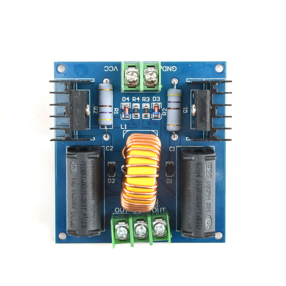 12V-30V 20A 1000W/10A 200W ZVS Tesla Driver Generator High Voltage Power Supply