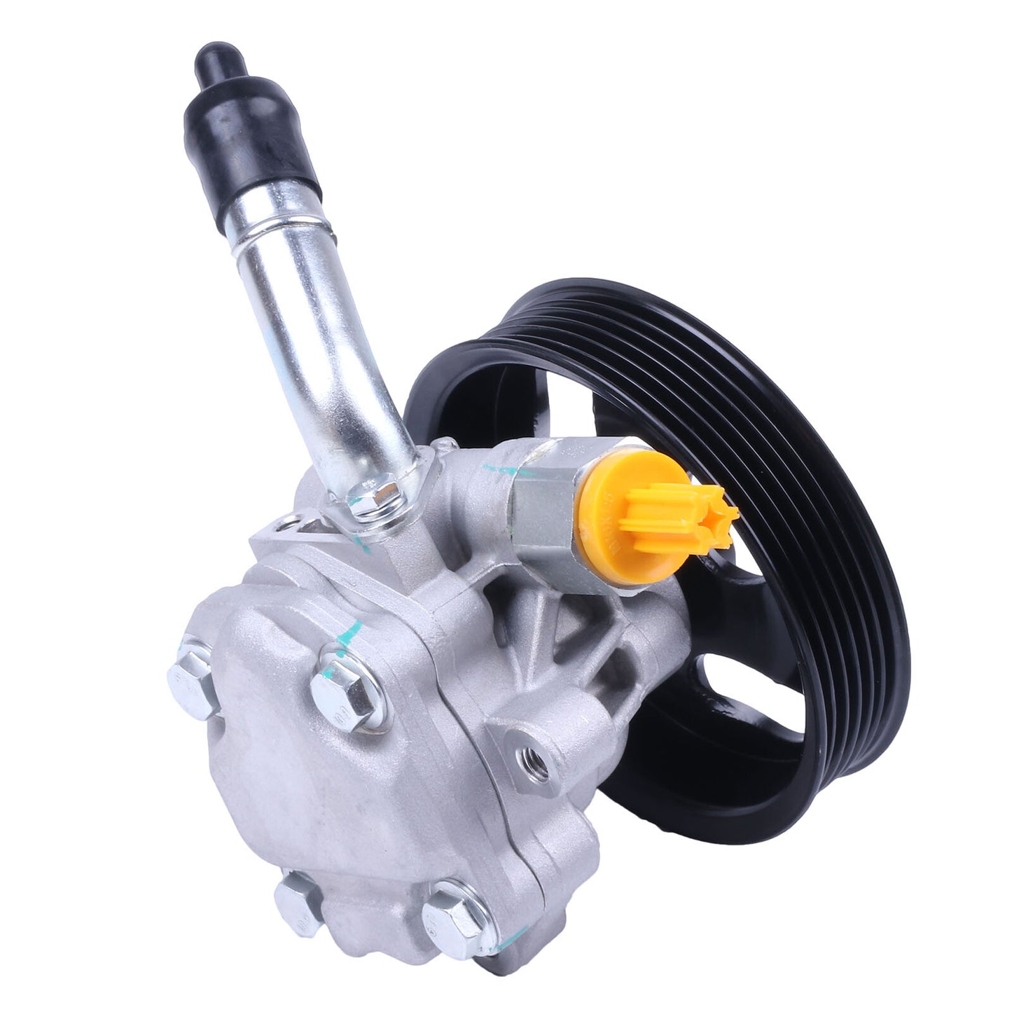 Power Steering Pump W/ Pulley For 12-17 Jeep Wrangler 3.6L V6 GAS DOHC 20-1039