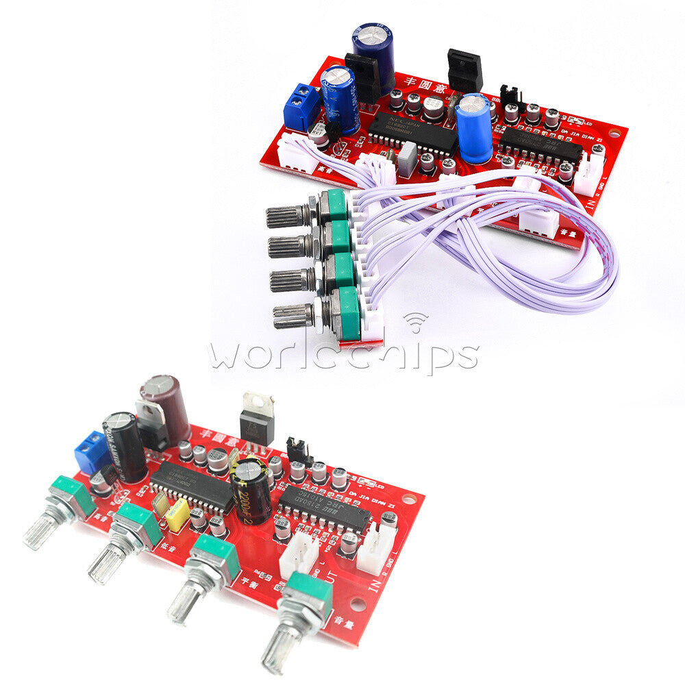UPC1892+JRC2150 HIFI Stereo Power Amplifier Volume Tone Control BBE Preamplifier