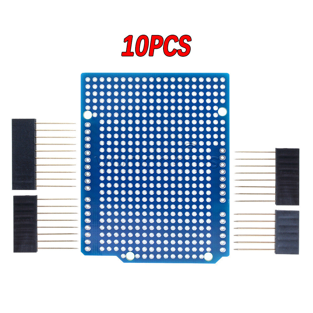 10PCS Prototype PCB for Arduino UNO R3 Shield Breadboard DIY Board 2.54mm Pitch