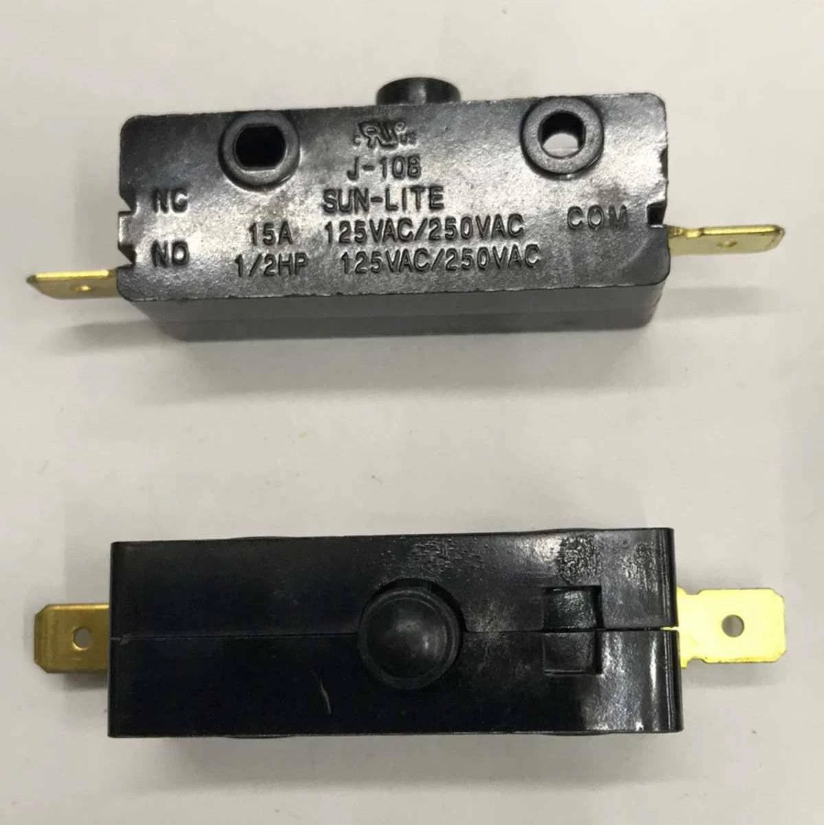 QTY:2pcs Sun-Lite J-108  Dryer Dishwasher Interlock Switch