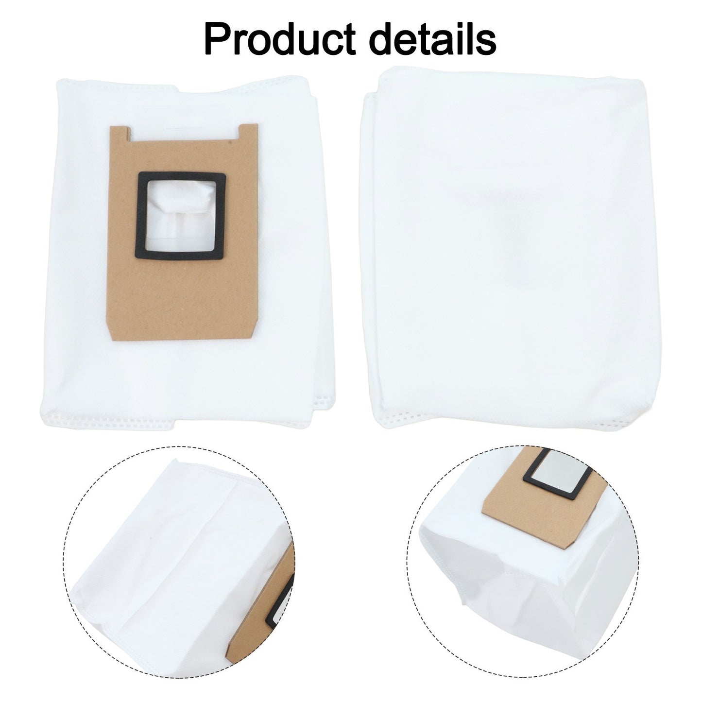 Complete Set of Dust Bags for eufy For Omni E25 E28 Robot Vacuum 4 Pack