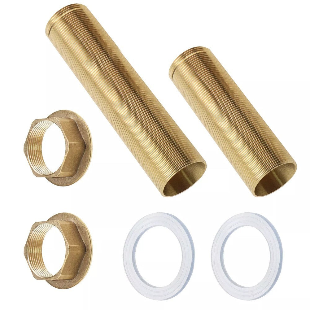 Plumbing Hardware Accessories Hot And Cold Water Faucet Fittings Nut Fixed Foot