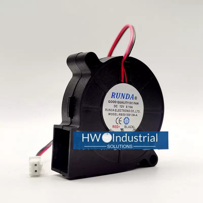 RUNDA RB5015B12M-A DC12V 0.16A 5cm Stage Light Speed Light Turbine Cooling Fan