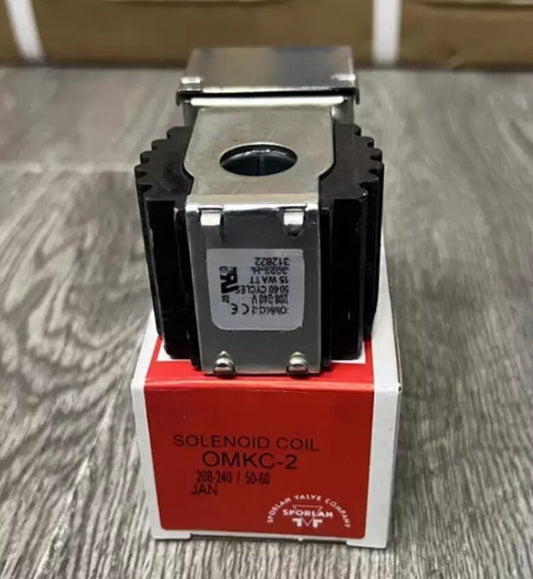 1Pcs  SPORLAN OMKC-2 208-240V solenoid coil .