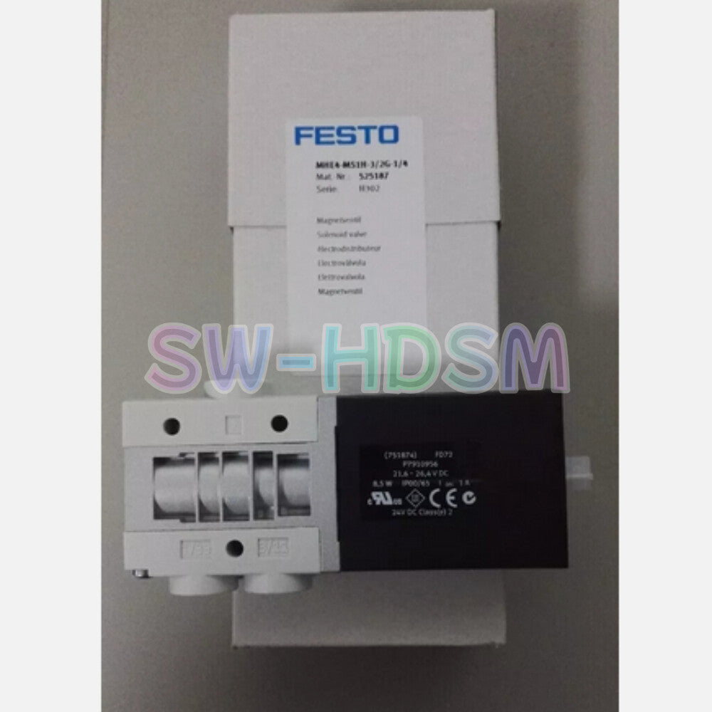 1PCS Festo   Solenoid Valve MHE4-MS1H-3 / 2G-1/4 525187 Freight Free