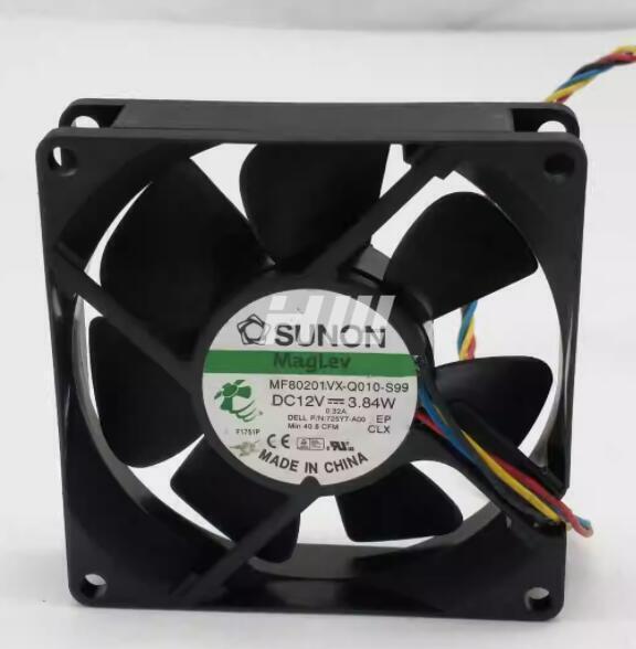 SUNON MF80201VX-Q010-S99 8020 cooling fan with 12V 3.84W 80*80*20mm 4pin