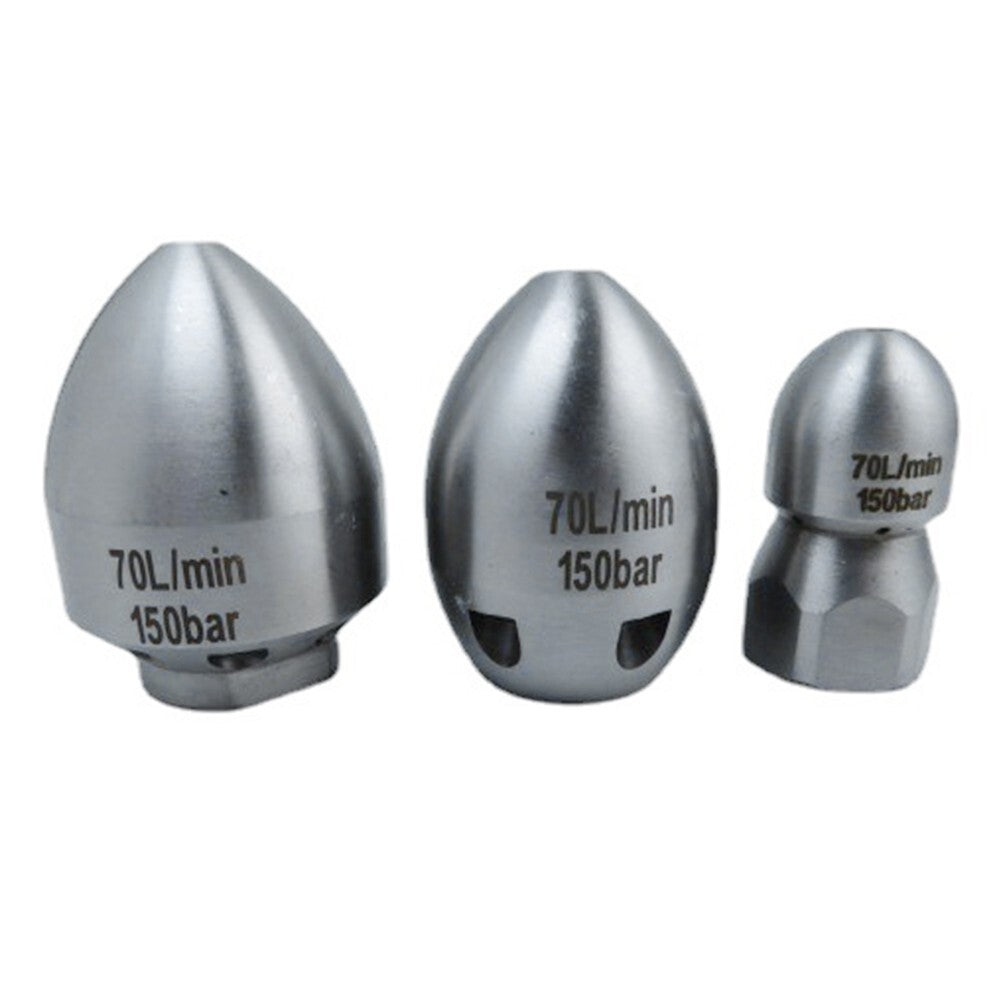 G1/2inch Pressure-Drain Jetter Hose Nozzle Flusher Pipe Nozzles For Heavy Dirty