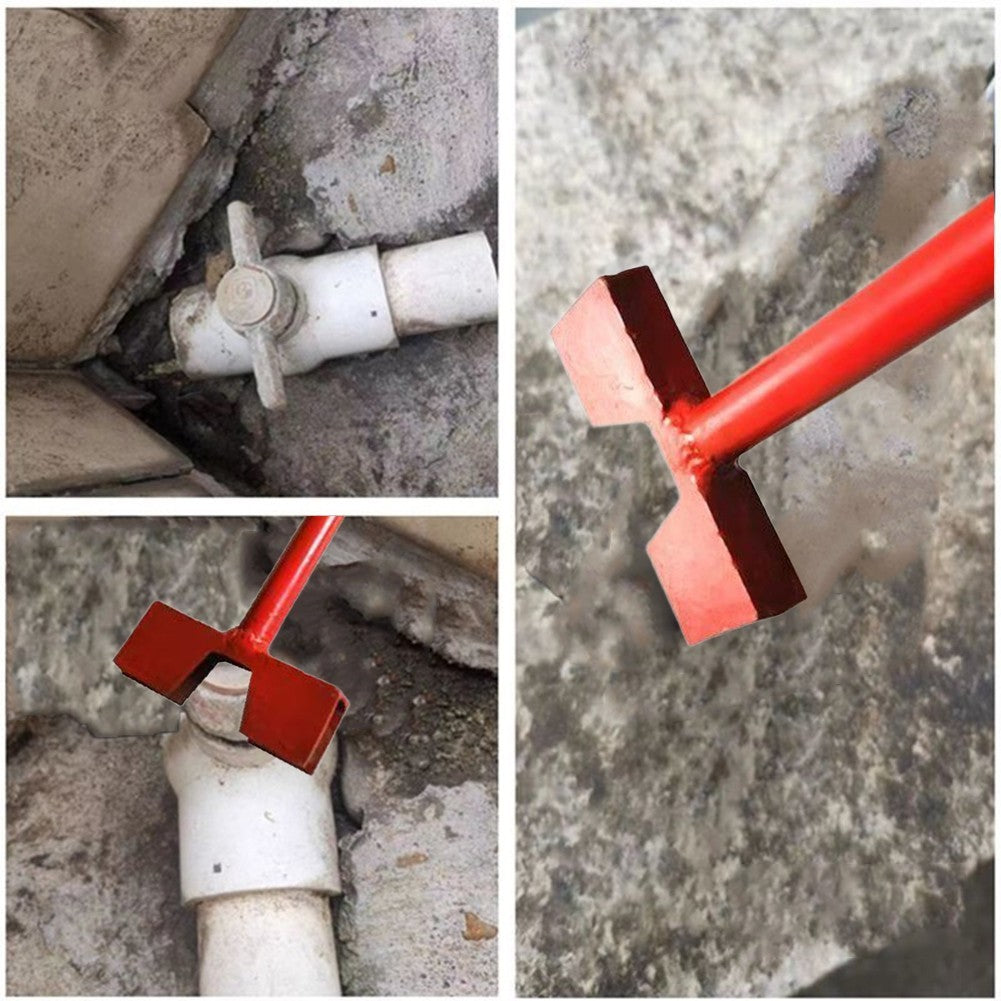 Extended Valve Stem for PVC Ball Valve Dual Ear Handle for Site Maintenance