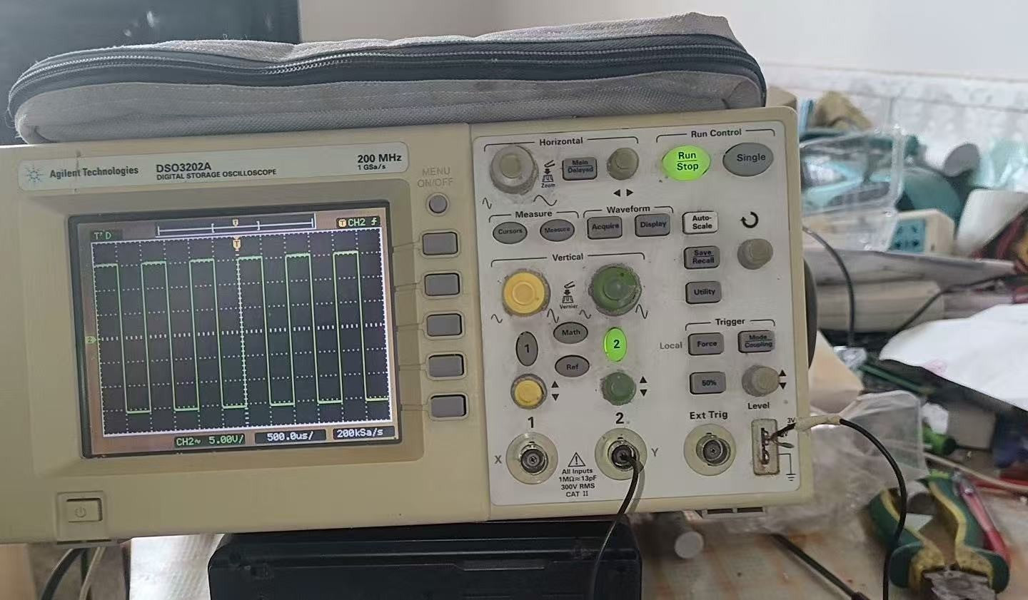 AGILENT (HP) DSO3202A 200 MHz 2 CHANNEL DIGITAL OSCILLOSCOPE Free shipping