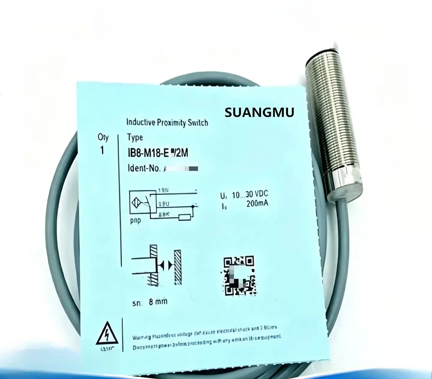 1PCS  FIT FOR proximity switch sensor IB8-M18-E0/2M