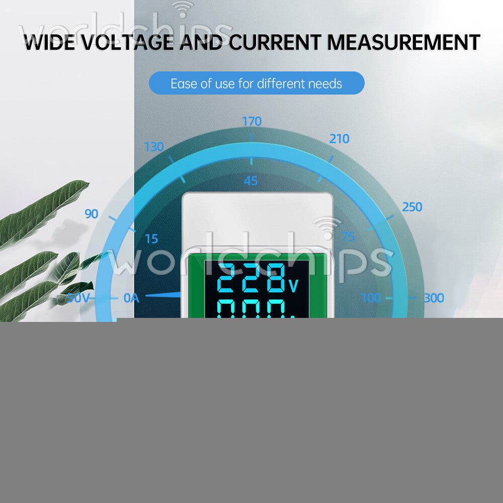 Digital Power Energy Voltmeter Ammeter Watt Kwh Power Meter Range AC50-300V 100A