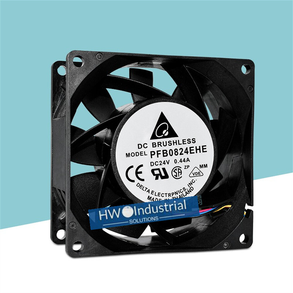 1/piece PFB0824EHE Delta 4-wire 8038 24V 0.44A Dual Ball PWM Speed Cooling Fan