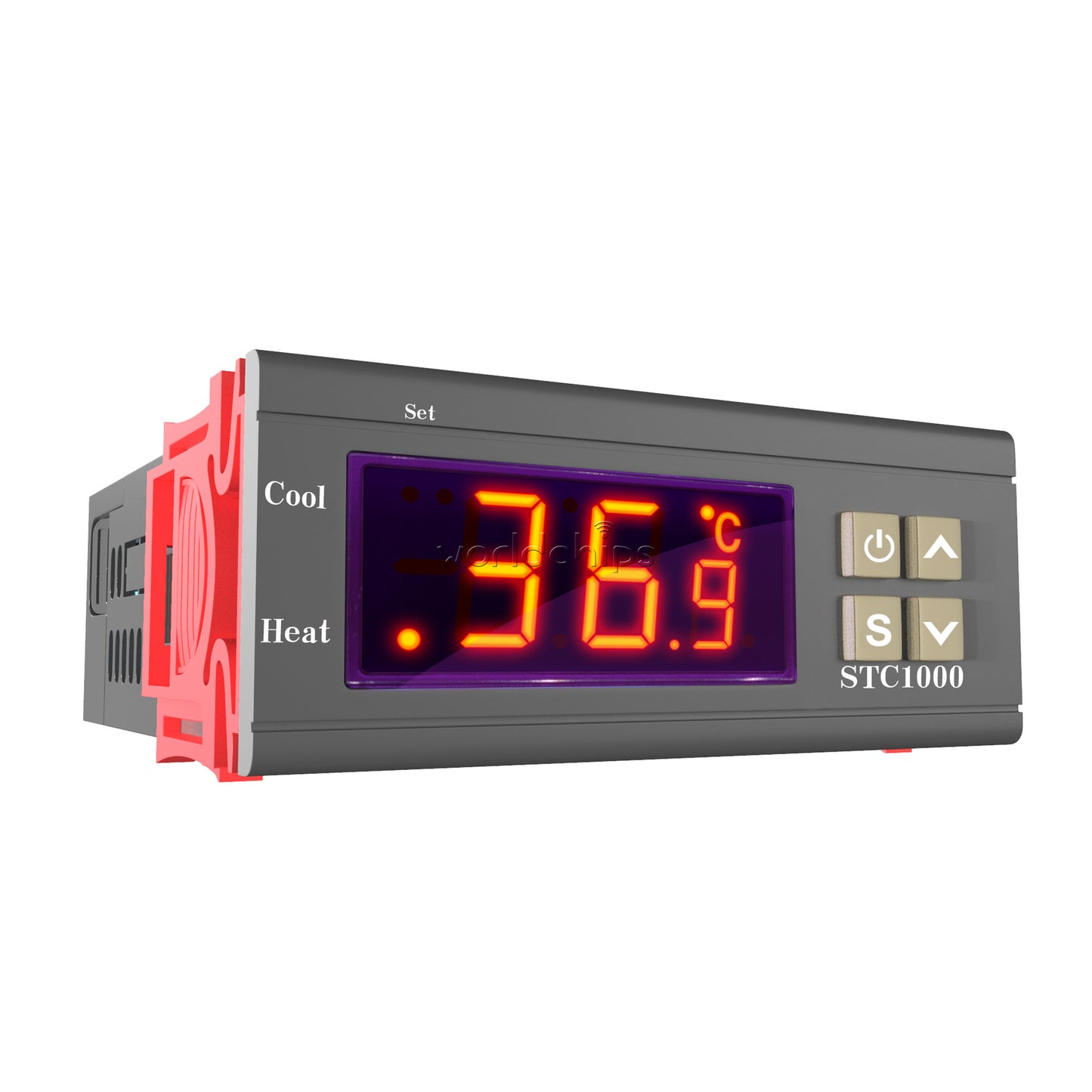STC1000 DC12-72V Temperature Controller Thermostat DS18B20 Cable High Temp Alarm